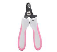 Safe & Easy Pet Nail Clipper for Beginners - Professional Trimmer for Small Dogs, Cats, Rabbits & Multi-Pet Households with Safety Guard, Pink