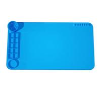 Safe Friendly Silicone Art Mat Palettes for Kids Painting and Clay Craft with Nonslip Base Easy Clean Portable Design Silicone Art Mat for Painting and Clay Craft