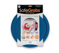Safe Grabs: Mehrzweck-Silikon-Matte für die Mikrowelle, wie auf dem Haifisch-Tank gesehen,Spritzschutz, Untersetzer, Hot Pad, Topflappen, minimiert Unordnung (BPA-frei, spülmaschinenfest), Fichte