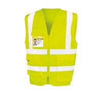 SAFE-GUARD by Result Men's Heavy Duty Security Vest in Yellow | Size: Medium SAFE-GUARD by Result Yellow M