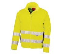 Safe-Guard By Result Mens Hi-Vis Soft Shell Jacket Yellow (M)