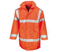SAFE-GUARD by Result Mens Motorway Hi-Vis Coat BC5602