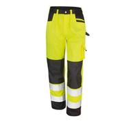 Safe-Guard By Result Unisex Adult Hi-Vis Cargo Trousers Fluorescent Yellow (Xl)