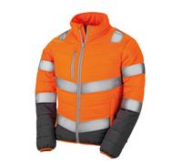 SAFE-GUARD by Result Women's Safety Padded Jacket in Orange | Size: Large SAFE-GUARD by Result Orange L