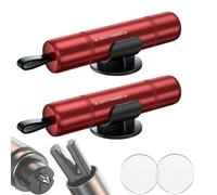 Safe Hammer Glass Breaker Under Water, Car Hammer Seatbelt Cutter Window Breaker Emergency Escape Tool, Safehammer Glass Breaker for New Cars (2PCS)