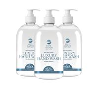 Safe Hands | Luxury Hand Wash | Spring Breeze | 3 x 500ml | Moisturising hand soap liquid | Antibacterial | Anti Bac Hand Soap | Removes 99% of Bacteria | Kind to Skin