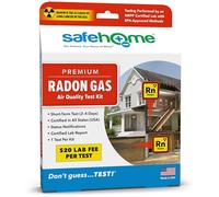 Safe Home® Radon Test Kit - Testing by Our NRPP Certified Lab - Certified in All 50 States - 1 Short-Term Test Per Kit - Lab Fee Required