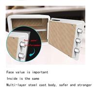 Safe,Home Safe, Deluxe Electronic Digital Anti-Theft Safe, LCD Display, Emergency Override Key 20cm Black Finish Anti-Theft, Fireproof and Waterproof Smart Home Office Safe Key Safe