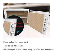 Safe,Home Safe, Deluxe Electronic Digital Anti-Theft Safe, LCD Display, Emergency Override Key 20cm Black Finish Anti-Theft, Fireproof and Waterproof Smart Home Office Safe Key Safe