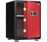 Safe,Home Safe, Wall Safes Cabinet Safes Diversion Safes Biometric Safe Smart Anti-Theft Safe Intelligent Automatic Lock Digital Security Safe for Home Double Safety Key Lock and Password