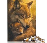Safe in The Pack Holzpuzzles für Erwachsene, 1000 Teile, Puzzlespiel für Erwachsene, interessantes Spielzeug, personalisiertes Puzzle, Lernspielzeug (75 x 50 cm)