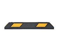 Safe Industrial Park-Aid Wheel Stops - Driveway Markers, Wheel stoppers - 900mm x 150mm x 100mm (Black/White)…