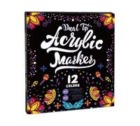 Safe Inks Art Markers with Smooth Writing Rich Pigments Ready for Students School Projects Hand Markers Set