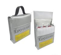 Safe Lithium Polymer Battery Charging and Storage Bag with Fire Retardant Material for For remote Control Applications (155 * 155 * 50MM)