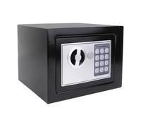 Safe, Lock & Safe Digital Depository,4.6L Home Digital Safe Electronic Cabinet Safes Cash Box Wall Safe with 2 Manual Override Keys,Money Box Wall Mounted for Office Hotel (Black)