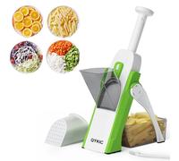 Safe Mandoline Vegetables Slicer, Multifunctional Potato Slicer Vegetable & Food Chopper, French Fry Cutter with Thickness Adjuster Chopping Artifact for Kitchen Chef Meal Prep