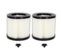 SAFE 'N CLEAN 2 x filters compatible with Kärcher vacuum cleaner WD3 Premium, WD2, WD 3 P, MV2, MV 3, A2054, etc. Alternative to original 6.414-552.0, 6.414-772.0, 6.414-547.0, 2 Filter Sparset