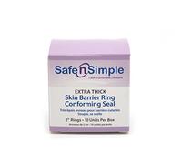 Safe n Simple n' Ostomy Barrier Ring - 2" Extra Thick - Adhesive Stoma Skin Barrier - Skin Adhesive Ostomy Supplies Ring Barrier - Adhesive Barrier Rings for Colostomy