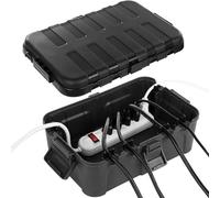 Safe Outdoor Power Connection Box,Waterproof Extension Cord Cover Protector