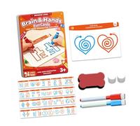 Safe Paper Tracing Cards for Kids Learning Progress and Hand Eye Coordination Practice Creative Drawing Dolls