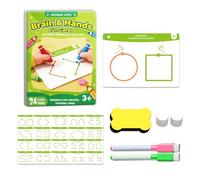 Safe Paper Tracing Cards for Kids Learning Progress and Hand Eye Coordination Practice Creative Drawing Dolls