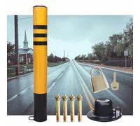 Safe Parking Guardrails - Bollards for Driveways & Sidewal Includes Loc & Screws for Maximum Securi & Protect Ideal for Home & Business Use
