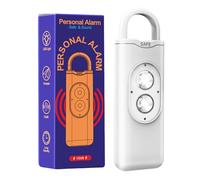 Safe Personal Alarm: 3 x 1 x 10cm Personal Alarm with Light, 135DB Portable Security Device with Warning Light for Kids, Girls, Girlfriend, Wife, Friend, Sister, Daughter, F