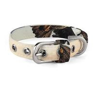 Safe Personalized Dog Collar Eagle Mountains Adjustable Pet Collar for Medium and Small Dogs Cats