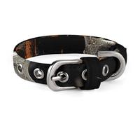 Safe Personalized Dog Collar Eerie Scary Skull Adjustable Pet Collar for Medium and Small Dogs Cats