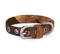 Safe Personalized Dog Collar Egyptian Pyramids Adjustable Pet Collar for Medium and Small Dogs Cats