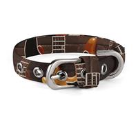 Safe Personalized Dog Collar Guitar Collection Adjustable Pet Collar for Medium and Small Dogs Cats