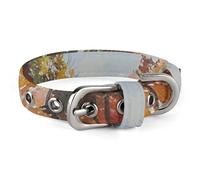 Safe Personalized Dog Collar Long Straight Road Adjustable Pet Collar for Medium and Small Dogs Cats