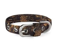 Safe Personalized Dog Collar New York City Scenery Adjustable Pet Collar for Medium and Small Dogs Cats