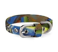 Safe Personalized Dog Collar Red Eyed Tree Frog Adjustable Pet Collar for Medium and Small Dogs Cats