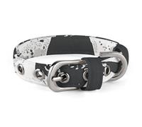 Safe Personalized Dog Collar Simple Skull Graphic Adjustable Pet Collar for Medium and Small Dogs Cats