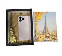 Safe Picture Frame - Secret Compartment Box 23x16x4.5cm, Wood Design 450g | Discreet Storage Jewelry Money Protection Use Living Room Bedroom Office Application Invisible Integration The