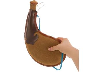 SAFE PRESENTATION - This antique water bag ensures safe storage of water and wine with the sealed lid, providing a prevention of liquid leaks while retaining the contents