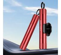 Safe Pro X Car Safety Hammer, Car Window Breaker With Belt Cutter, Quick Emergency Window Breaker Escape Safety, Life Hammer With Seatbelt Cutter With All Vehicles, Essential Vehicle Tool. (Red)