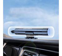 Safe Pro X Car Safety Hammer, Car Window Breaker With Belt Cutter, Quick Emergency Window Breaker Escape Safety, Life Hammer With Seatbelt Cutter With All Vehicles, Essential Vehicle Tool. (Silver)