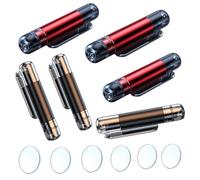 Safe Pro X Car Window Breaker with Seat Belt Cutter 2 IN 1 Car Safety Harmmer Emergency Escape Tool for Breaking Window Car Hammer Car Emegency Tool for Car, Bus (3 Red+3 Black)