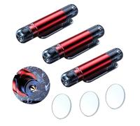 Safe Pro X Car Window Breaker with Seat Belt Cutter 2 IN 1 Car Safety Harmmer Emergency Escape Tool for Breaking Window Car Hammer Car Emegency Tool for Car, Bus (3 Red)