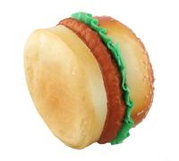 Safe PU Material Fake Burger Model Great for Social Sharing and Imaginative Role Playing