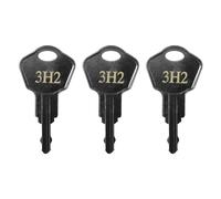 Safe Replacement Keys Cut to Codes for Safe with Key 1100&Many More 3A2 3B2 3C2 3D2 3E2 3F2 3G2 3H2 3J2 3K2 (Keys 3H2)(3 Pcs)