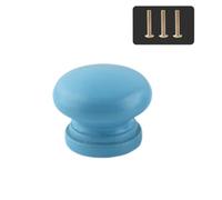 Safe Rounded Edges Children Dresser Handle Single Screw Cabinet Pull for Toddler Room Organization Children Room Decoration Furniture Hardware