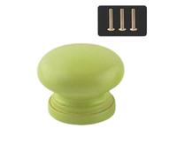Safe Rounded Edges Children Dresser Handle Single Screw Cabinet Pull for Toddler Room Organization Children Room Decoration Furniture Hardware