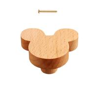 Safe Rounded Edges Children Dresser Handle Single Screw Cabinet Pull for Toddler Room Organization Children Room Decoration Furniture Hardware