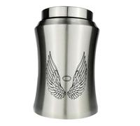 Safe Sealing Pet Ashes Container Stainless Steel Polising Pet Memorials Urn For Various Size Outdoor Safe Cremation Urn