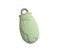 Safe Silicone Water Bottle with Leak Resistant Pattern, Green M | Silicone Hot Water Bag Hand Foot Warmer for Kids Adult Winter Cold Weather Use Easy to Clean Indoor Outdoor