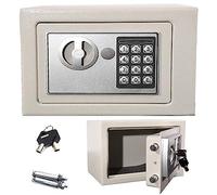Safe Small Digital Safes for Home Solid Steel Password Electronic Digital Safe Home Office Mini Safe, Digital PIN Code or Override Key, Safety Deposit Box for Home Hotel Offic Business Jewelry