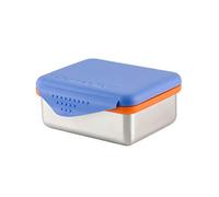 Safe Snacker by New Wave, Stainless Steel Food Container, BPA Free, Stackable and Cabinet Friendly, Blue, 13oz. Capacity